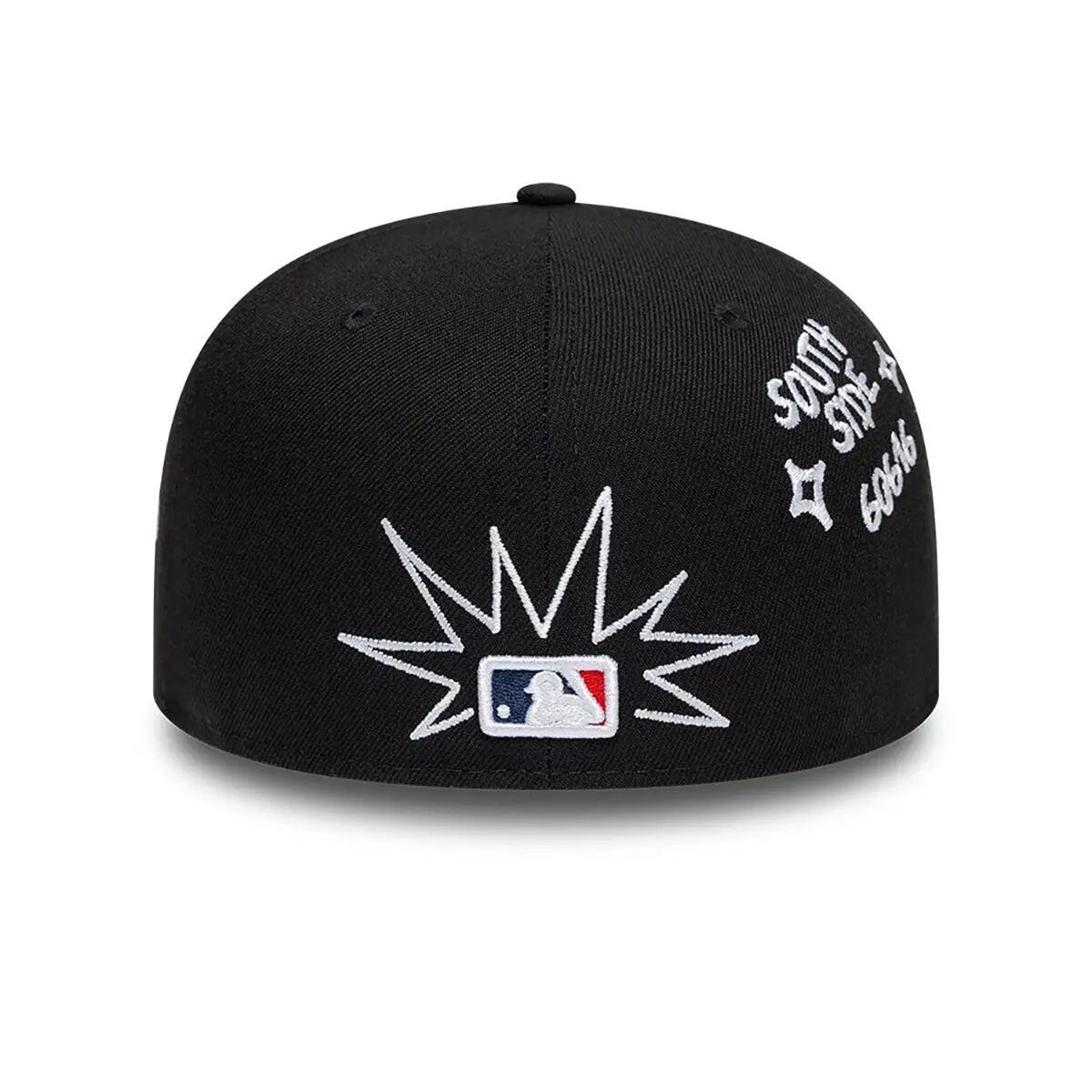 New Era 59FIFTY Cap MLB Chicago White Sox Scribble schwarz 6/7