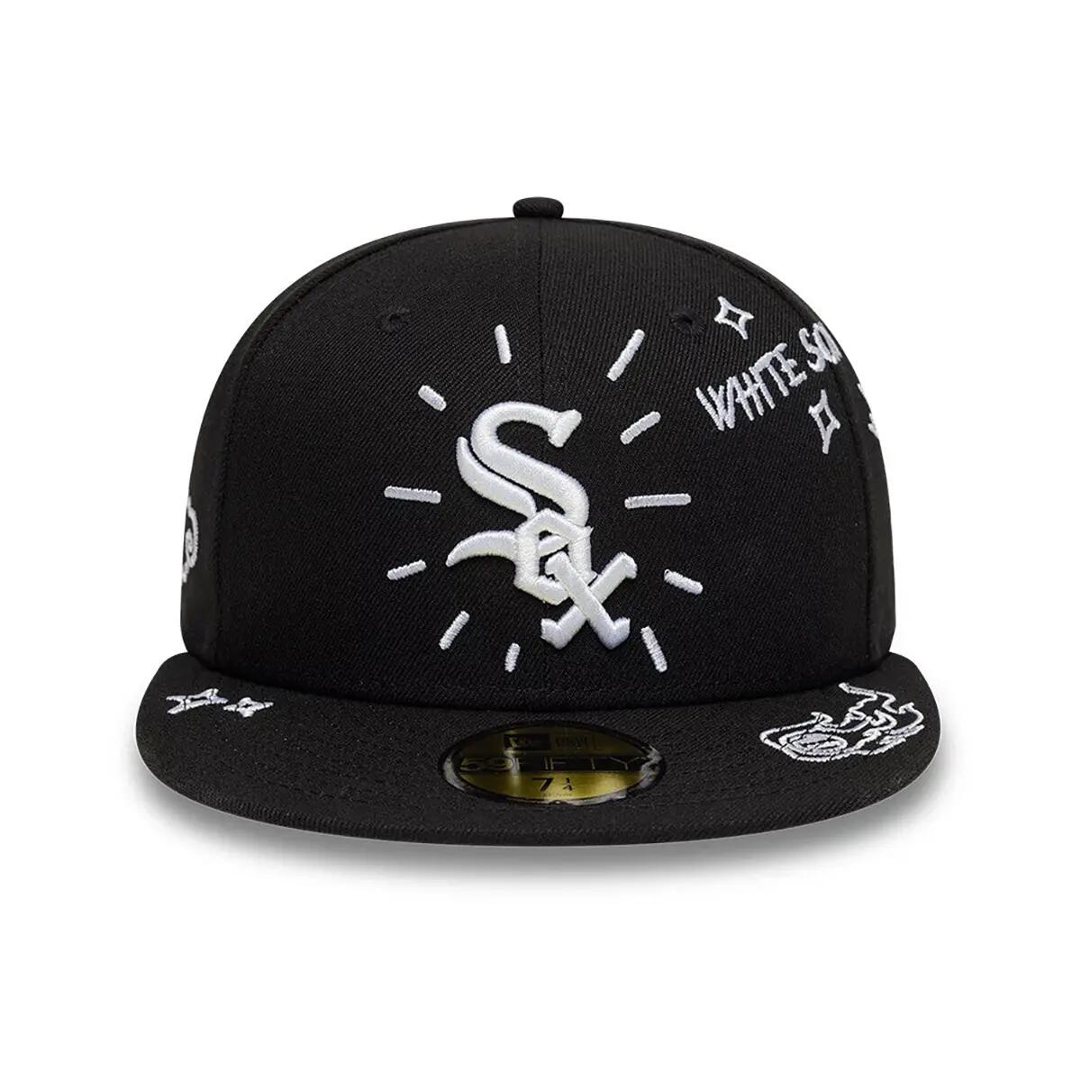 New Era 59FIFTY Cap MLB Chicago White Sox Scribble schwarz 2/7
