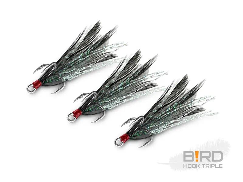B!RD Hook TRIPLE | plumes noires #10 2/2