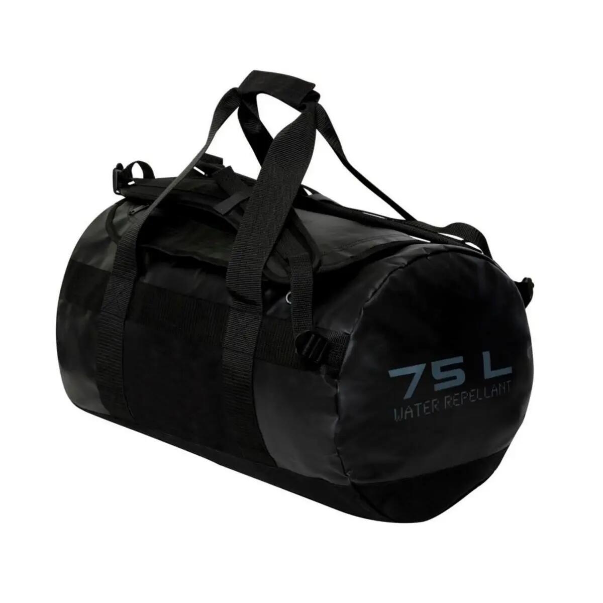 Bolsa de Deporte Diseño 2 en 1 75L Negro Talla Única 2/4