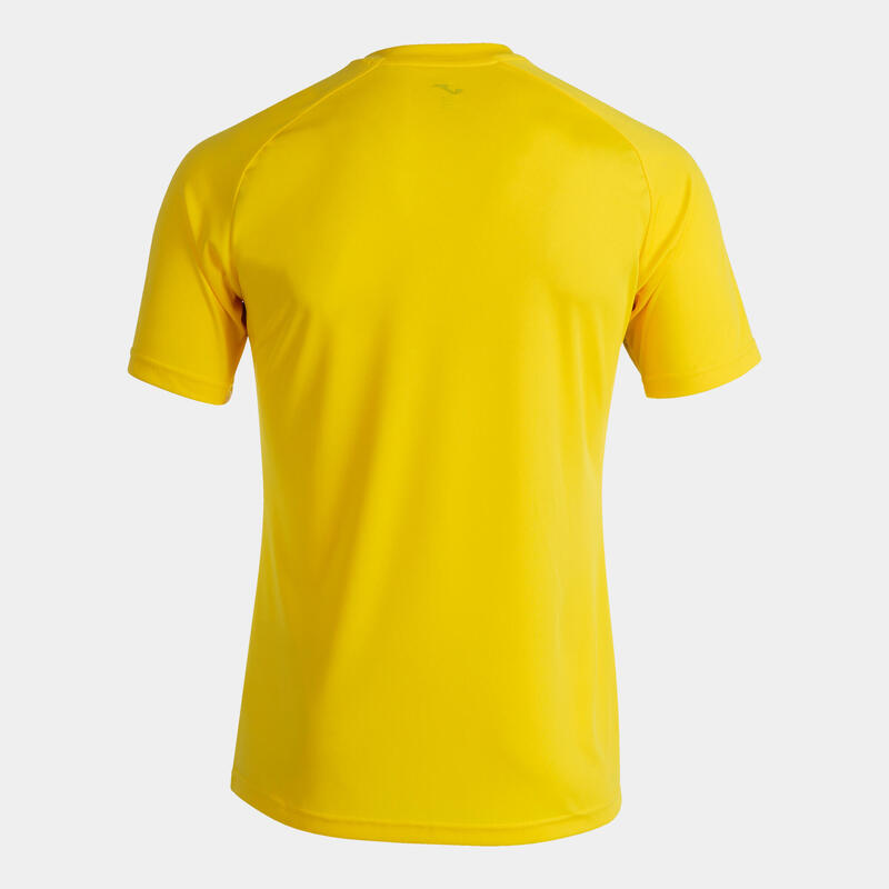 T-shirt manga curta Homem Joma Pisa ii amarelo preto