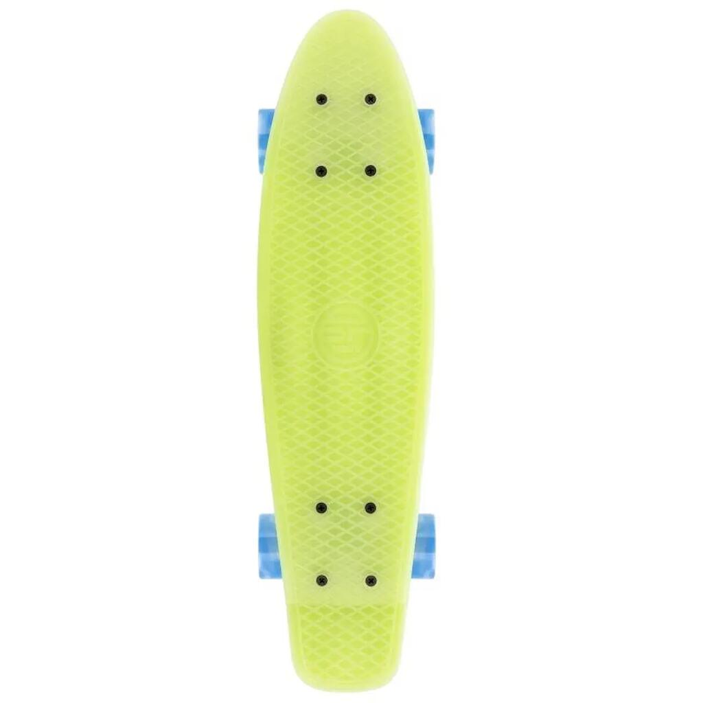 Childrens/Kids Neon Skateboard (Green)