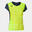 Maillot manches courtes Fille Joma Elite viii bleu marine jaune fluo