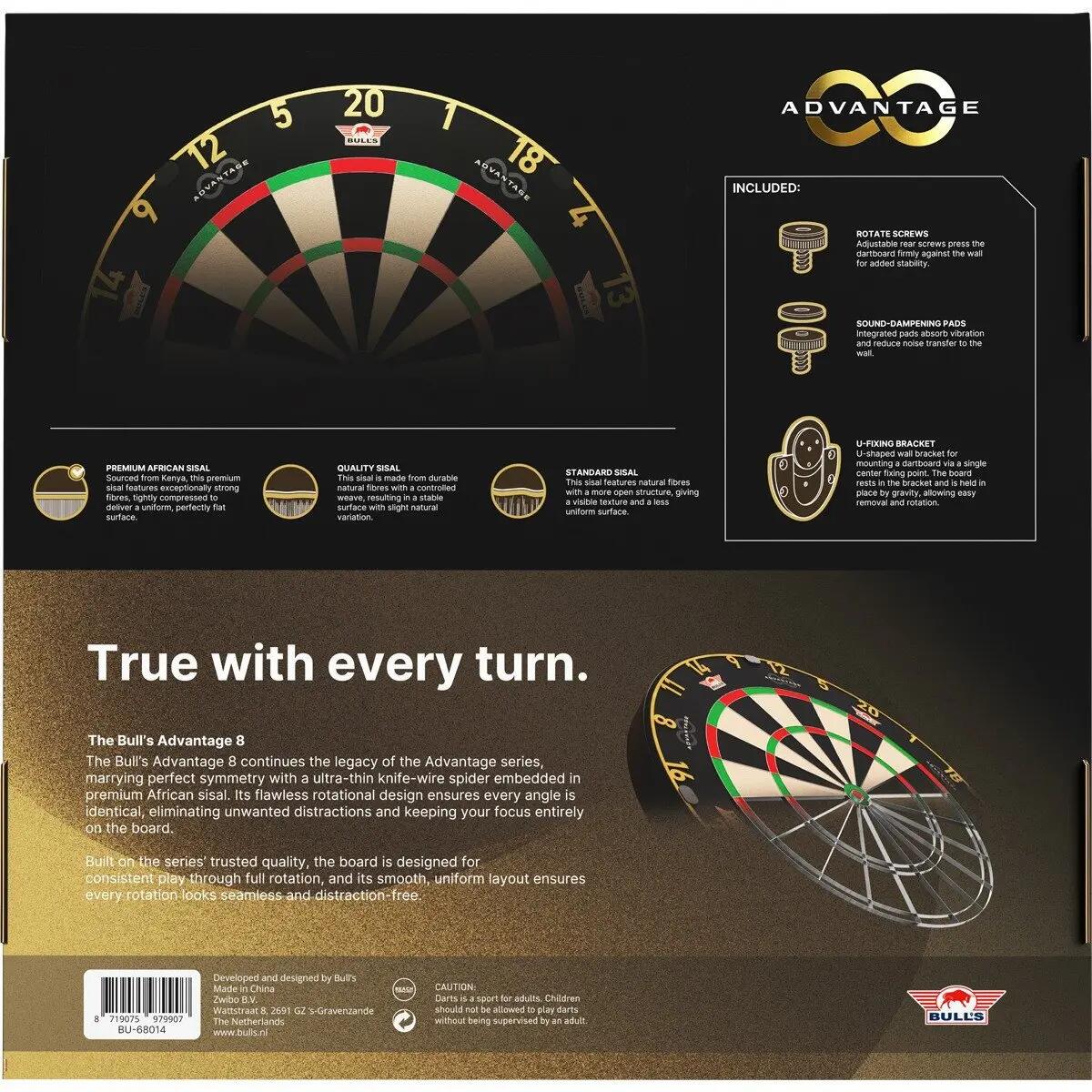 Bull's Advantage 8 Dartboard 11/11