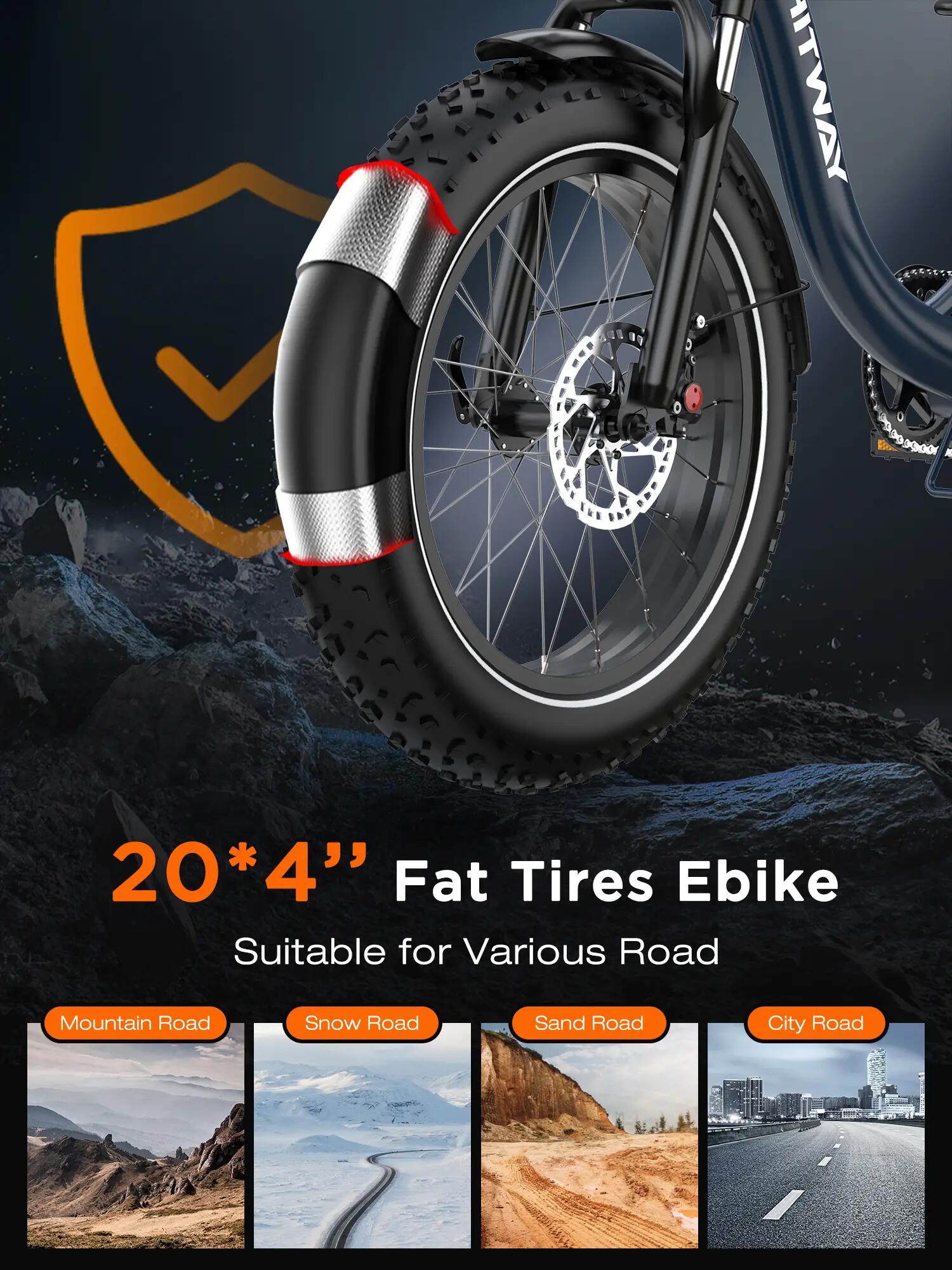 Vélo cargo électrique BK6S PLUS, batterie 1296Wh, capteur de couple 8/9