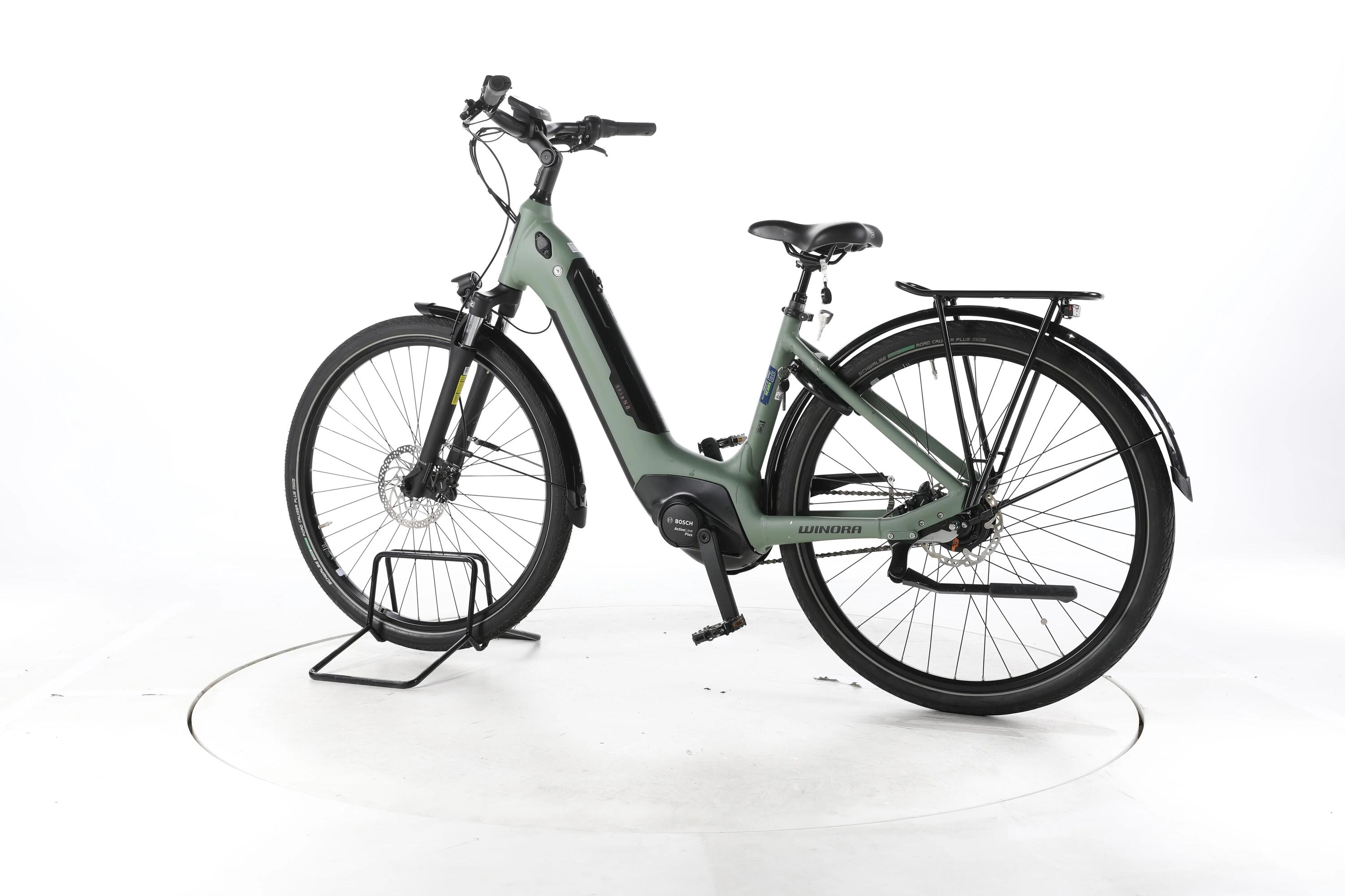 Segunda vida - Winora Tria N8 City E-Bike Degrau baixo - Em muito bom estado. 7/7
