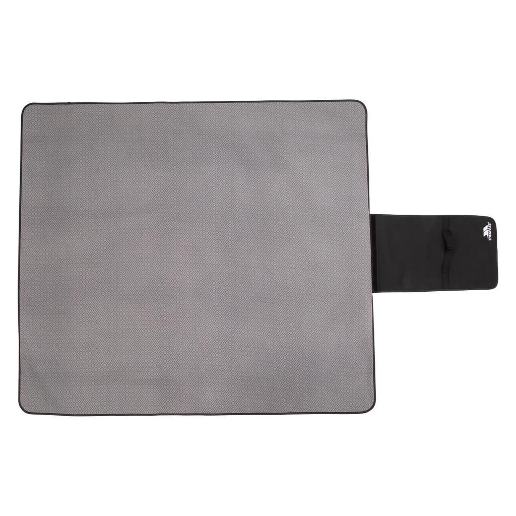 Throw Waterproof Checked Foldable Blanket (Storm Grey)