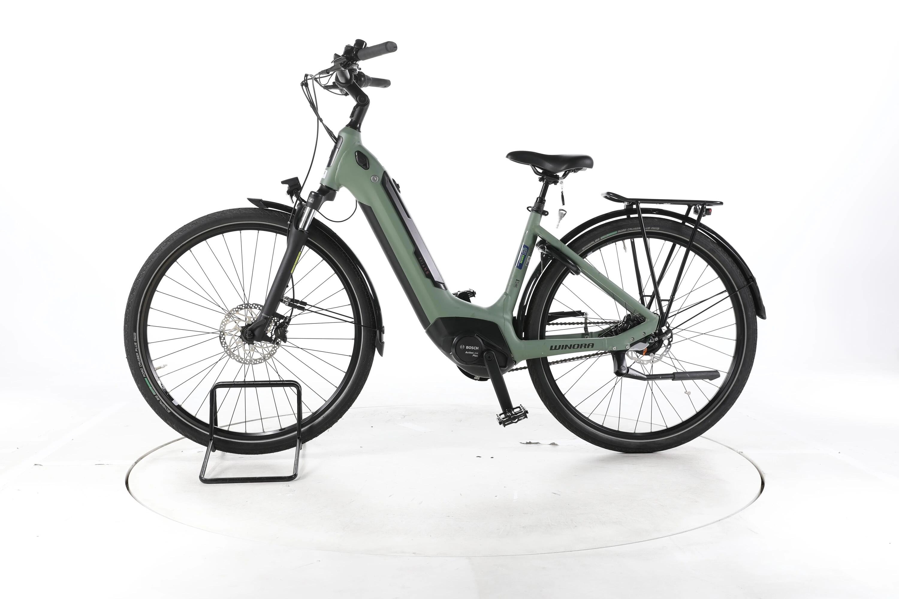 Segunda vida - Winora Tria N8 City E-Bike Degrau baixo - Em muito bom estado. 6/7