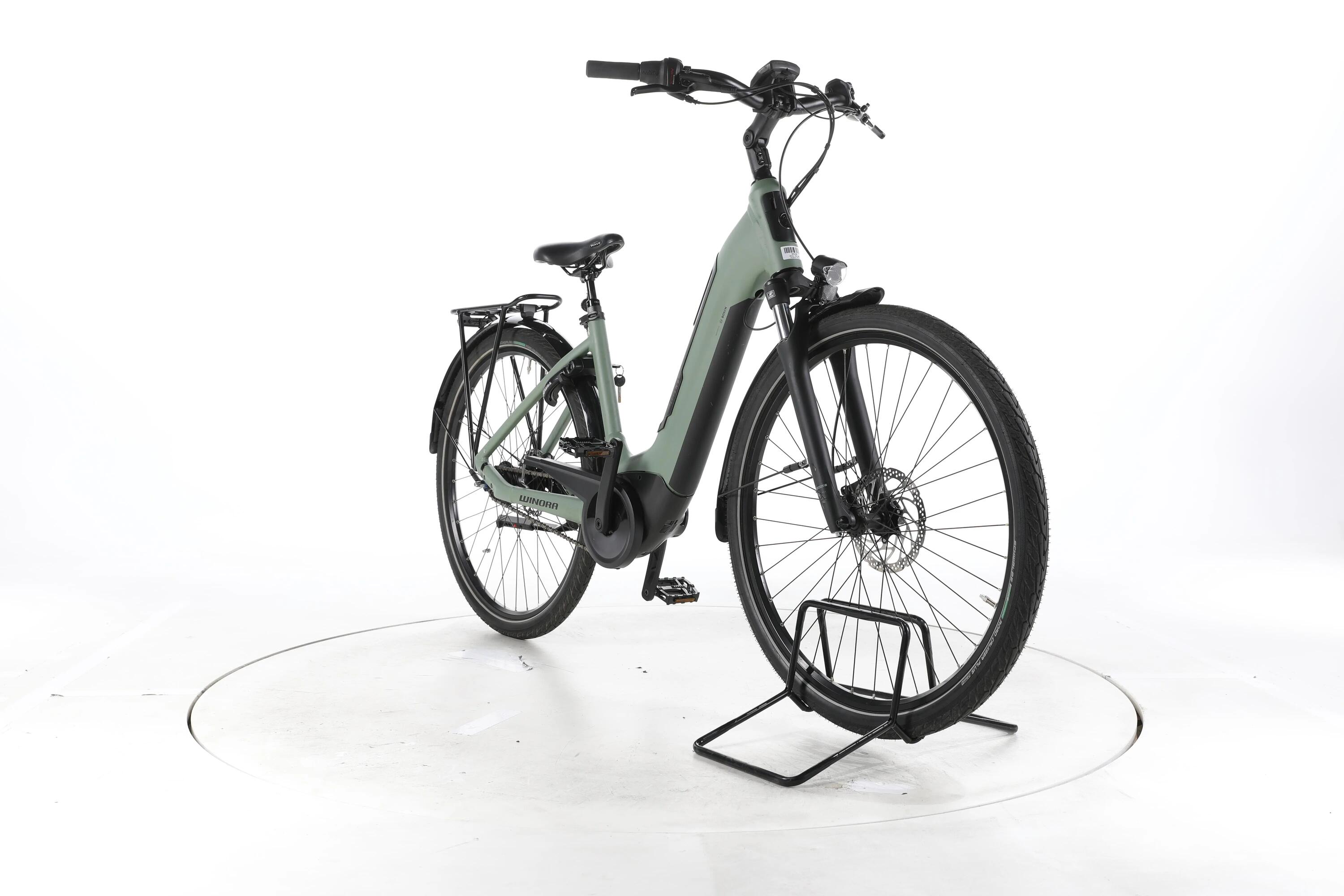 Segunda vida - Winora Tria N8 City E-Bike Degrau baixo - Em muito bom estado. 3/7