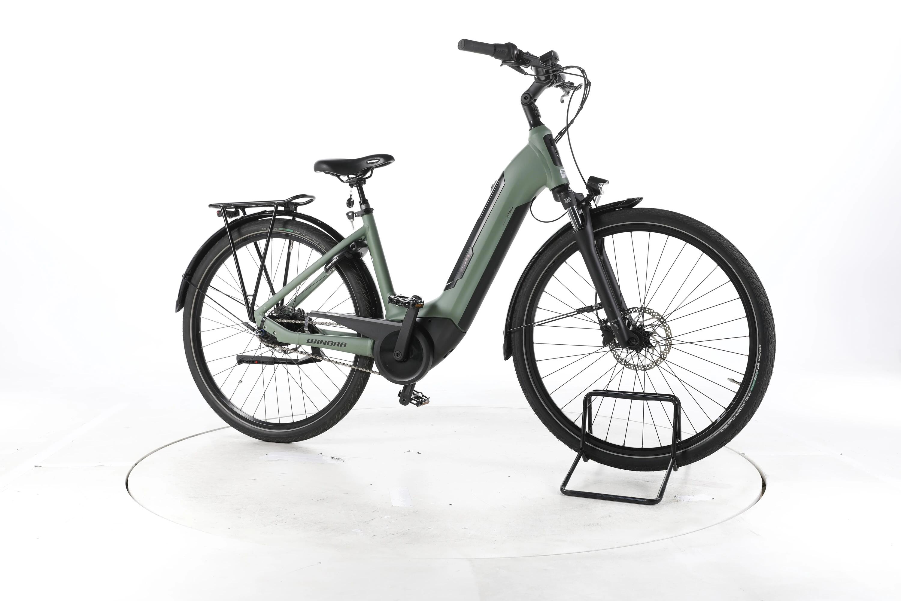 Segunda vida - Winora Tria N8 City E-Bike Degrau baixo - Em muito bom estado. 2/7