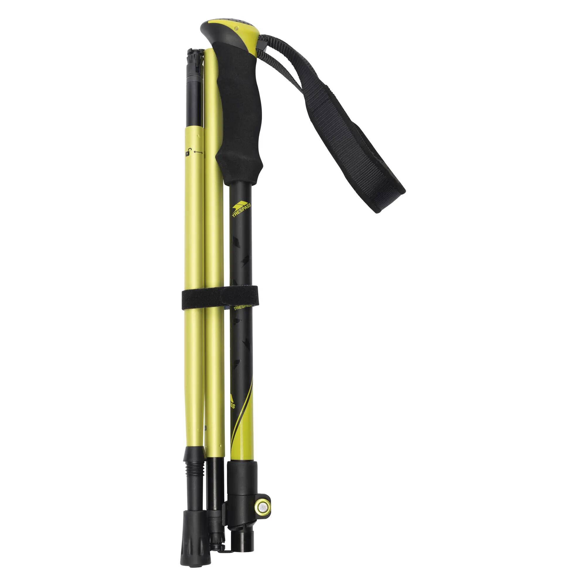 Ensemble De Bâton De Marche Style Pliable FORUS (Vert Fluo) 2/4