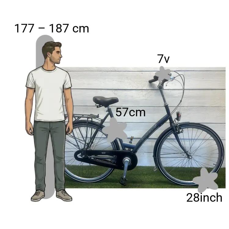 Bicicleta usada Gazelle Grenoble 2/4