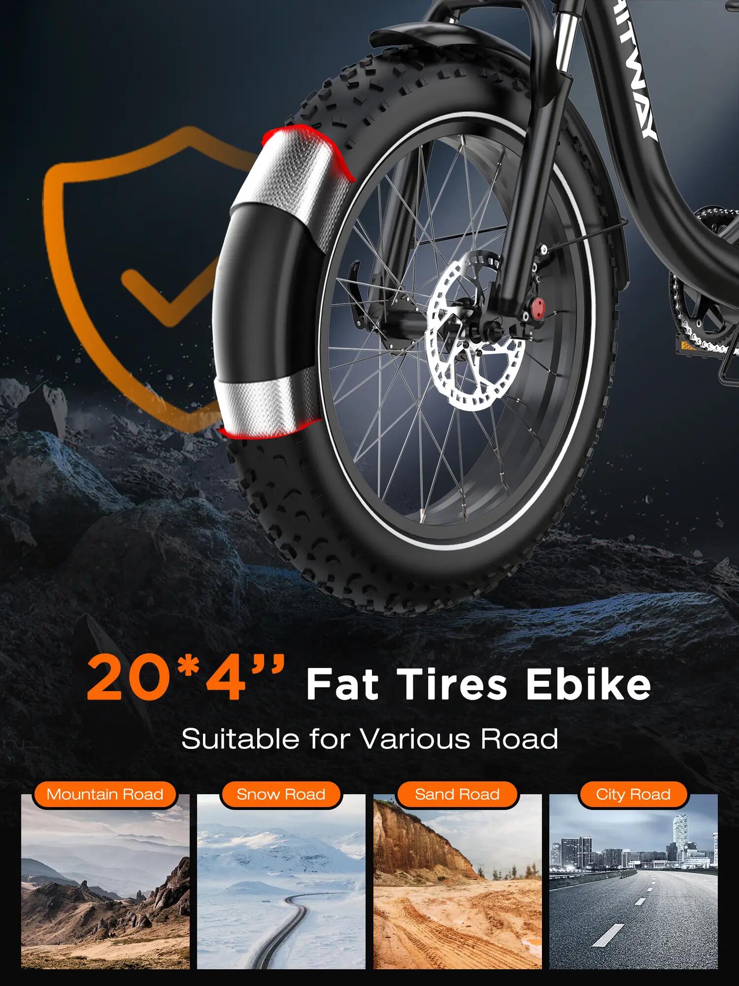 E-Bike E-Lastenrad Lastenfahrrad, Cargo Elektrofahrrad, 1296Wh, BK6S PLUS 8/9