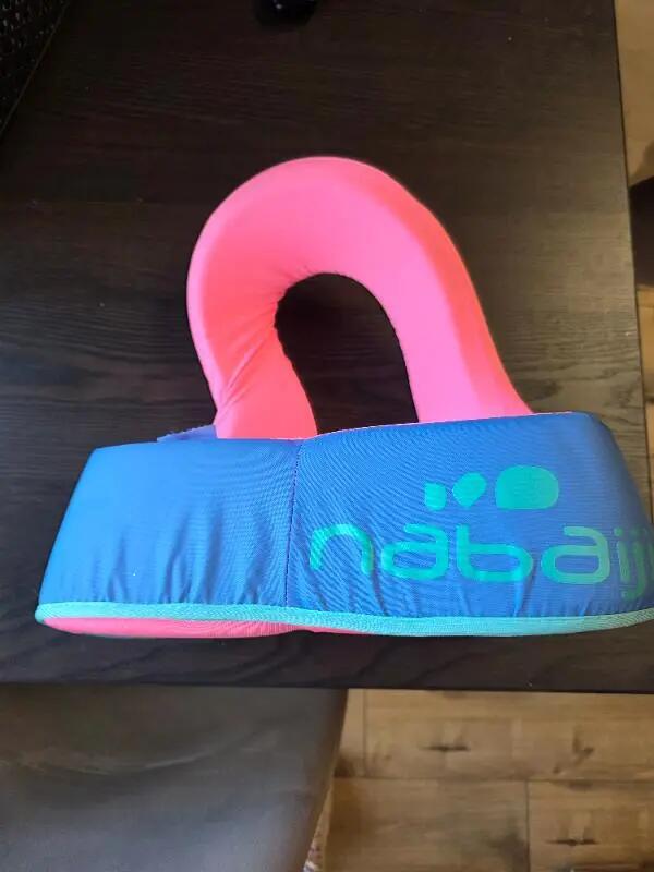 Entre Particuliers - Gilet de natation SWIMVEST+ bleu-rose -15-25 kg 2/2