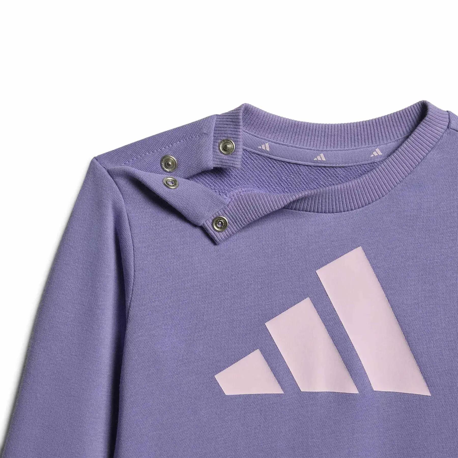Completo felpa e pantaloni da jogging neonato adidas Essentials 5/13