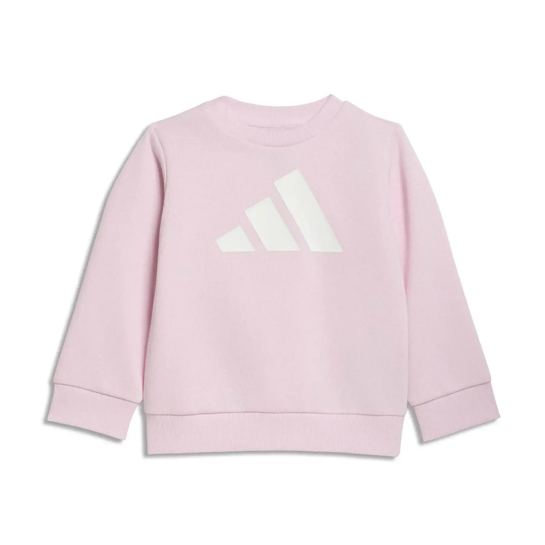 Conjunto de sudadera y pantalón de chándal bebé adidas 2/13
