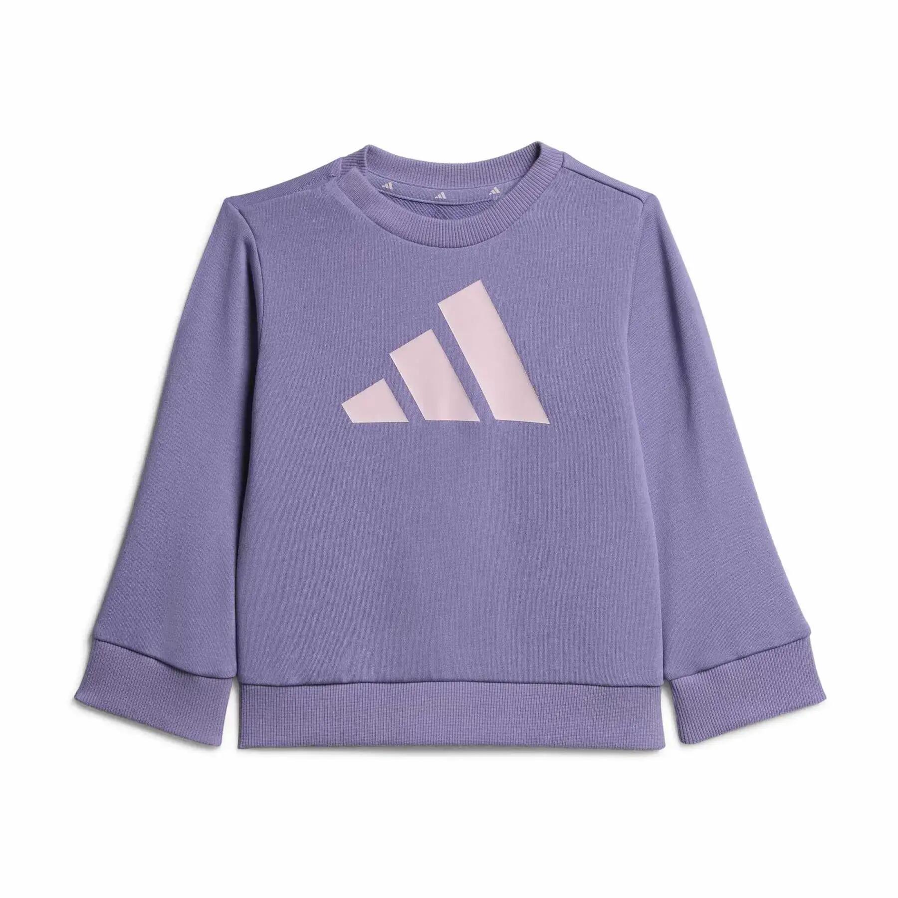 Completo felpa e pantaloni da jogging neonato adidas Essentials 2/13