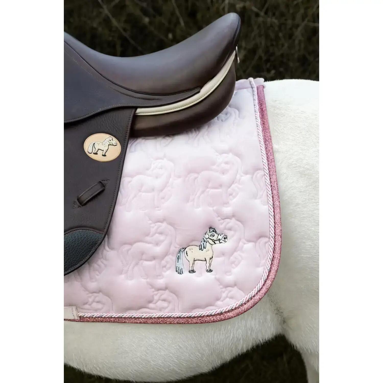 Tapis paillettes de licorne pony light rose 5/7