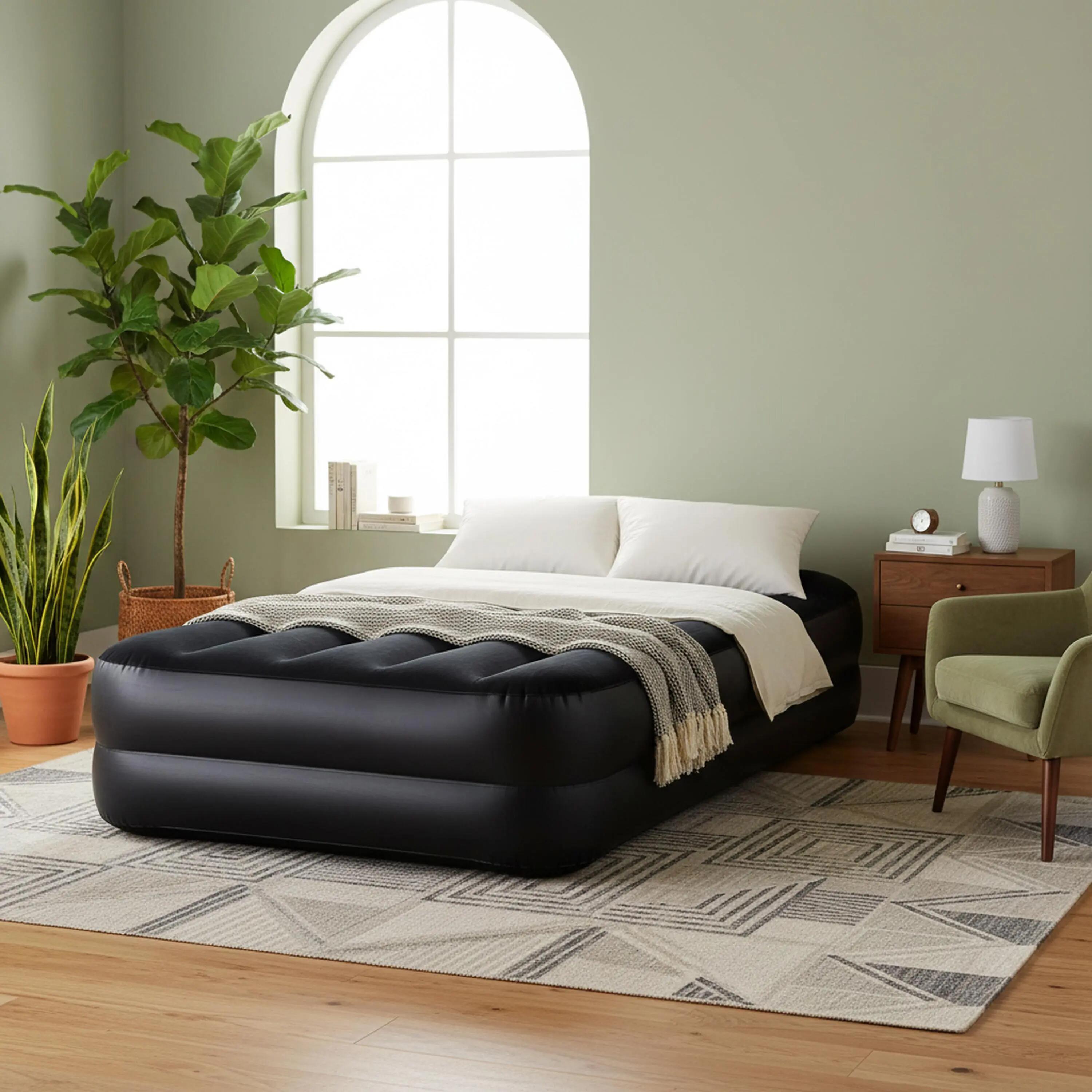 Luftmatratze selbstaufblasend 1 Person 195x96x46cm Luftbett mit Elektropumpe 5/8