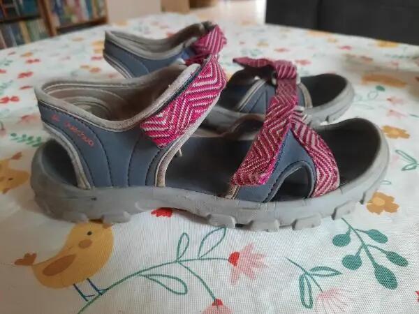 Entre Particuliers - Sandales de randonnée pour enfants MH100 TW, size 2/4
