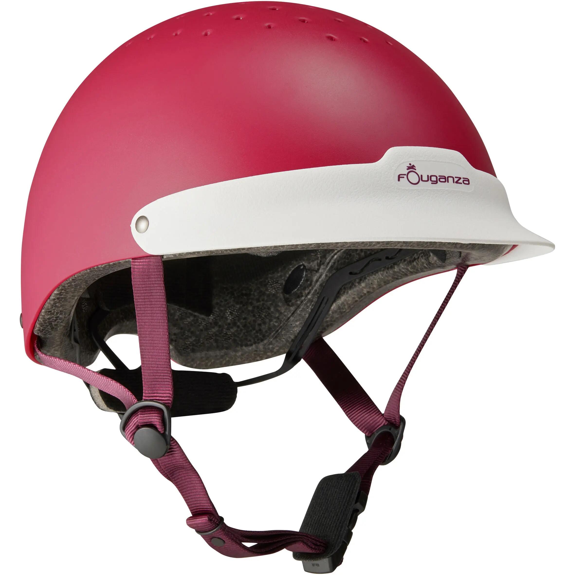 Entre Particuliers - Casque équitation 100 rose 5/5