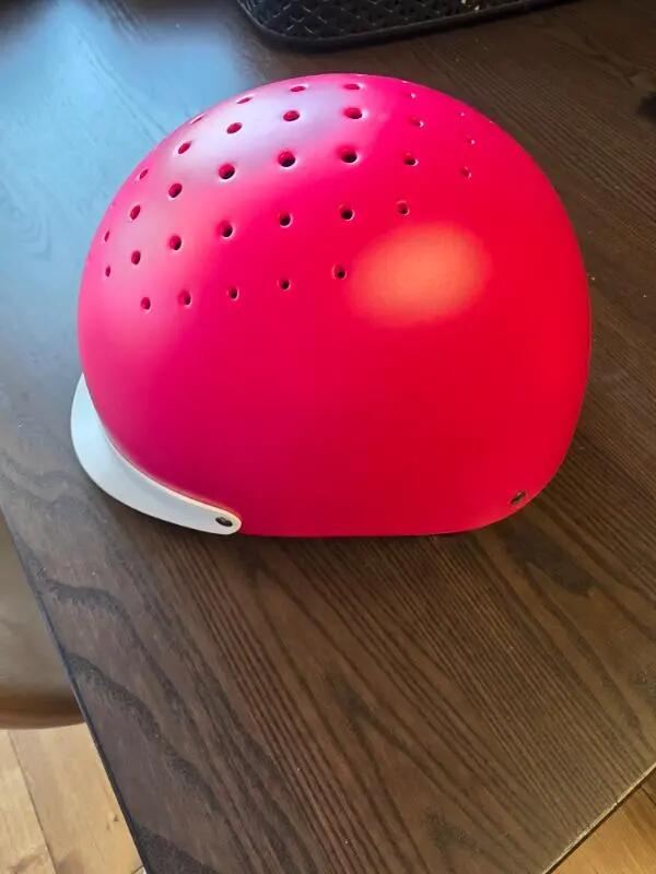 Entre Particuliers - Casque équitation 100 rose 4/5