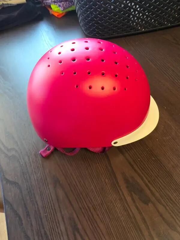 Entre Particuliers - Casque équitation 100 rose 3/5