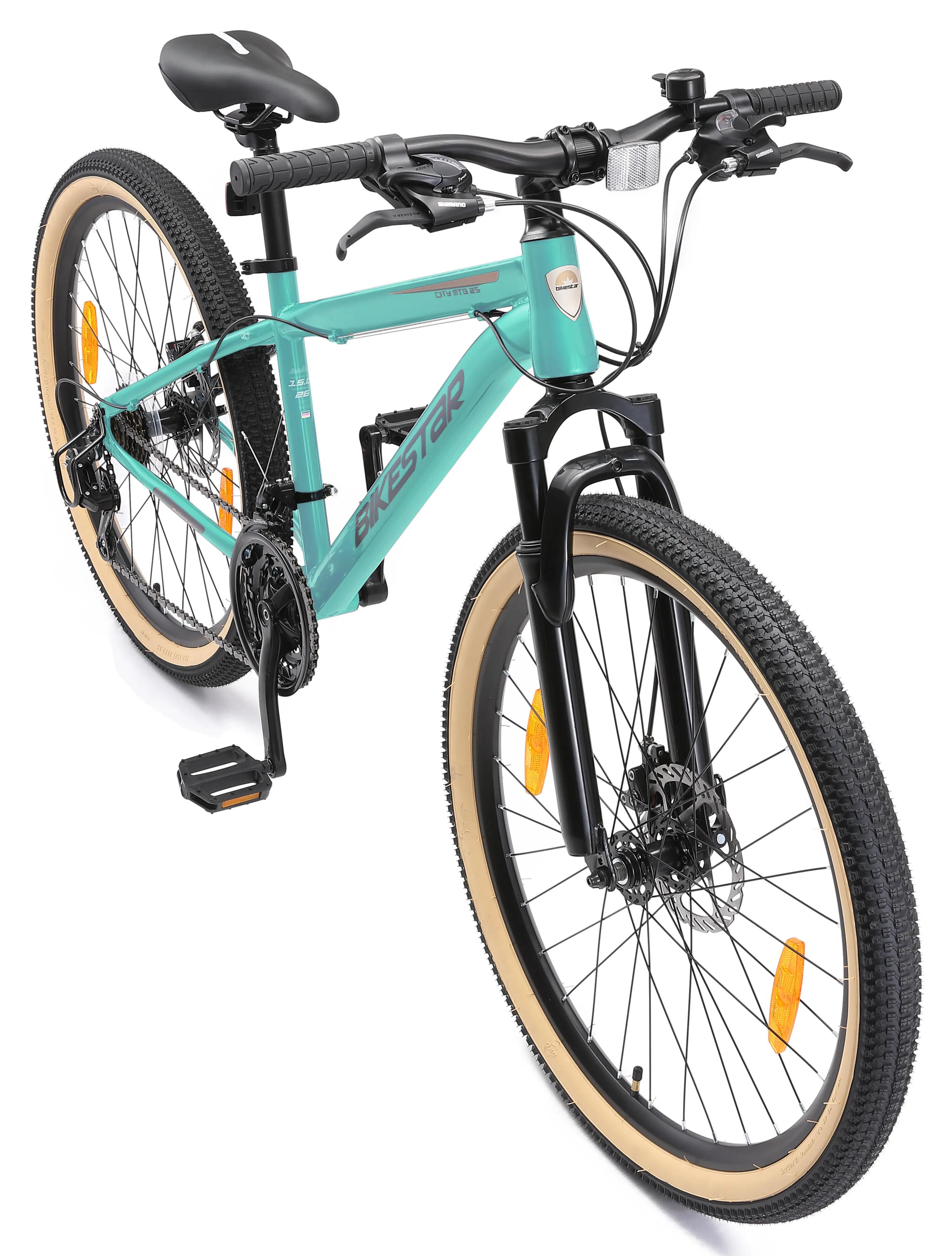 MTB Bicicleta de montaña 26", hardtail, 21 marchas, frenos de disco 12/13