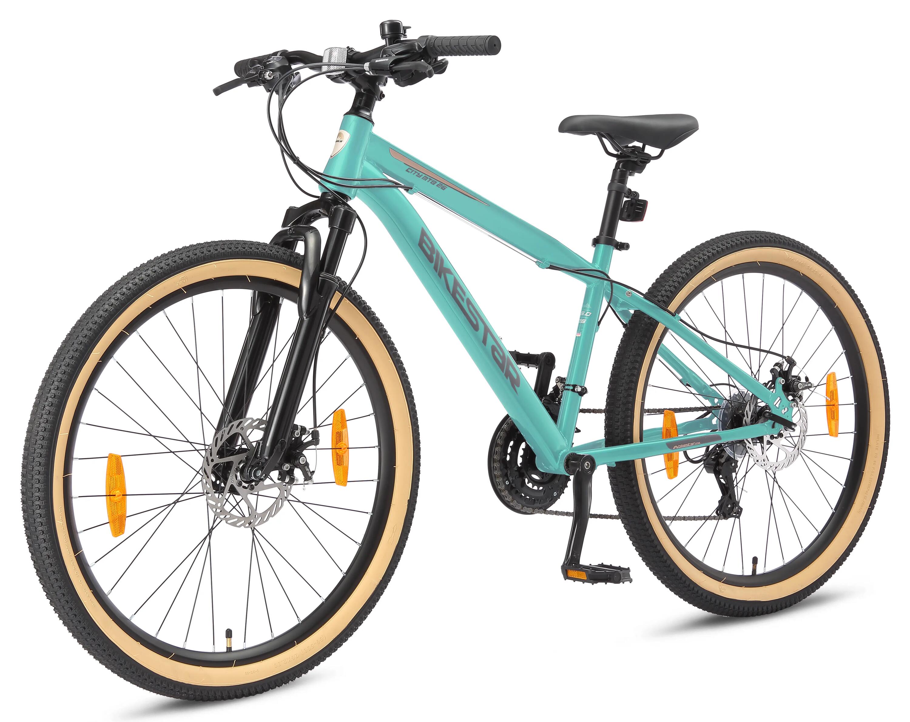 MTB Bicicleta de montaña 26", hardtail, 21 marchas, frenos de disco 11/13