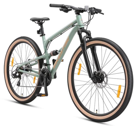 VTT 29" aluminium, tout suspendu, 21 vitesses, frein à disque