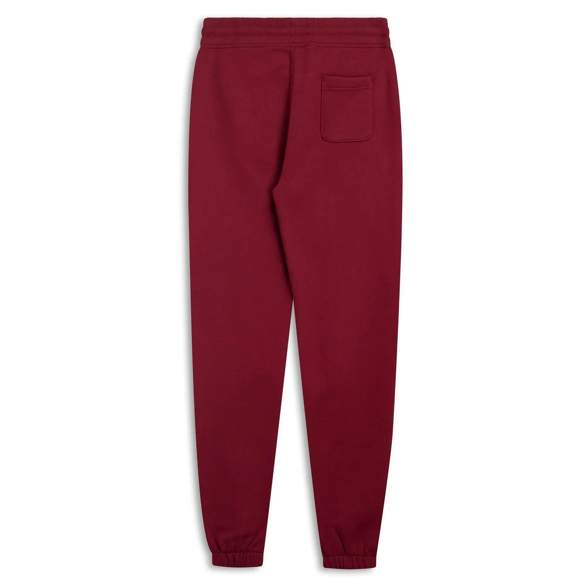 Pantaloni tuta da uomo in cotone rosso da lifestyle 2/3