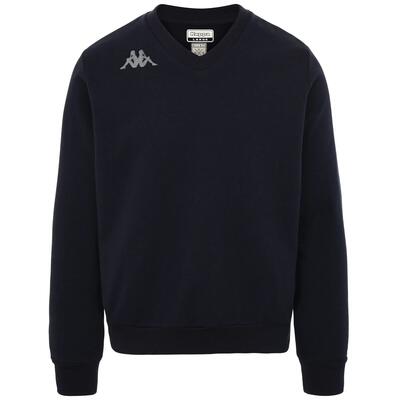 Maglione da uomo in poliestere blu da golf