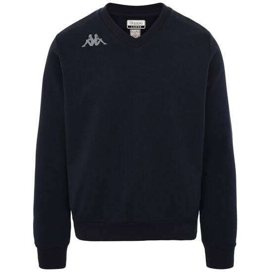 Maglione da uomo in poliestere blu da golf