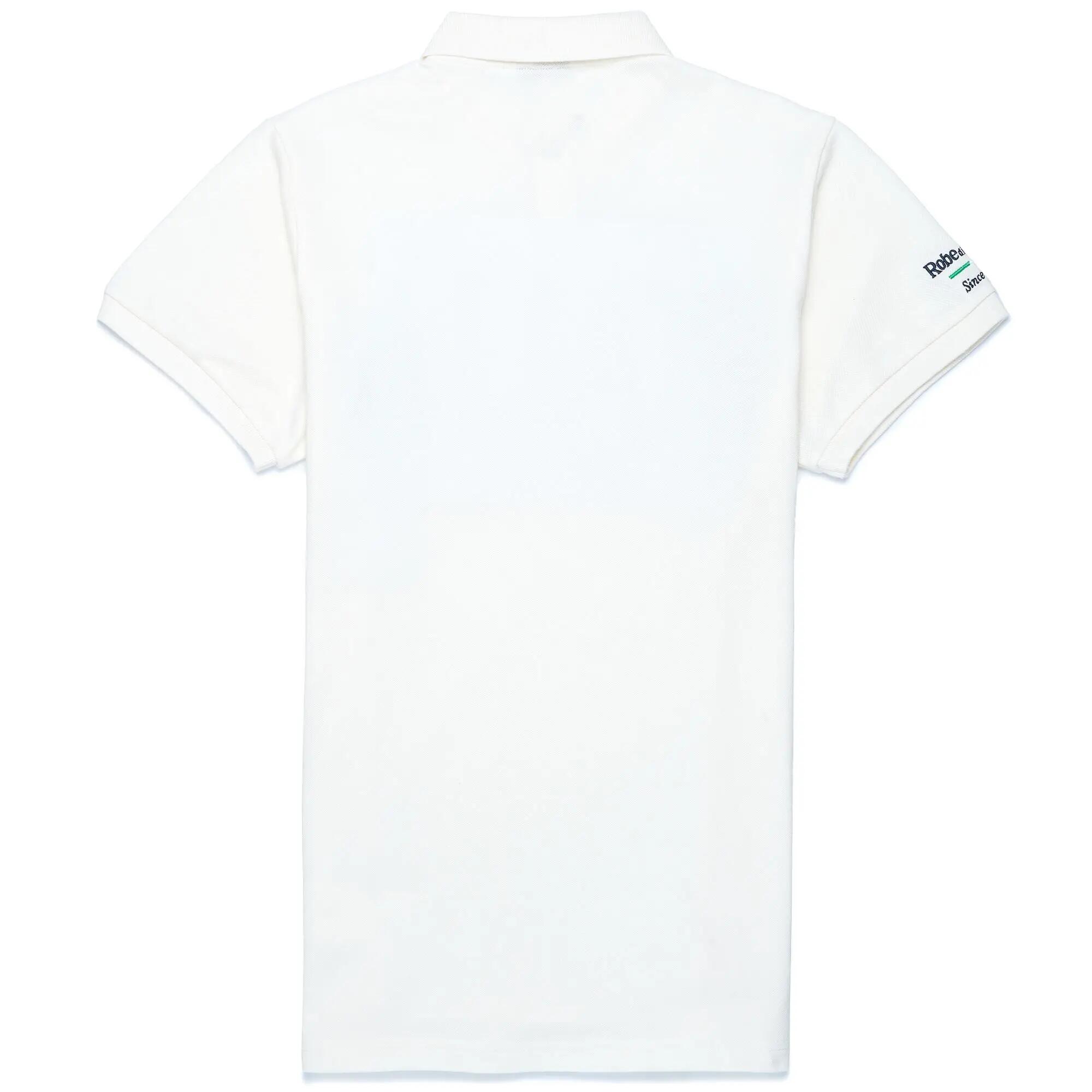 Polo da uomo in cotone bianco da casual 2/2