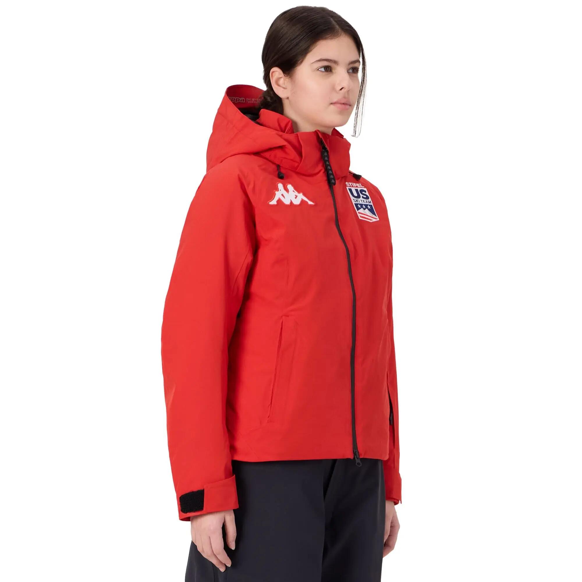 Blouson pour femme rouge pour ski 5/6