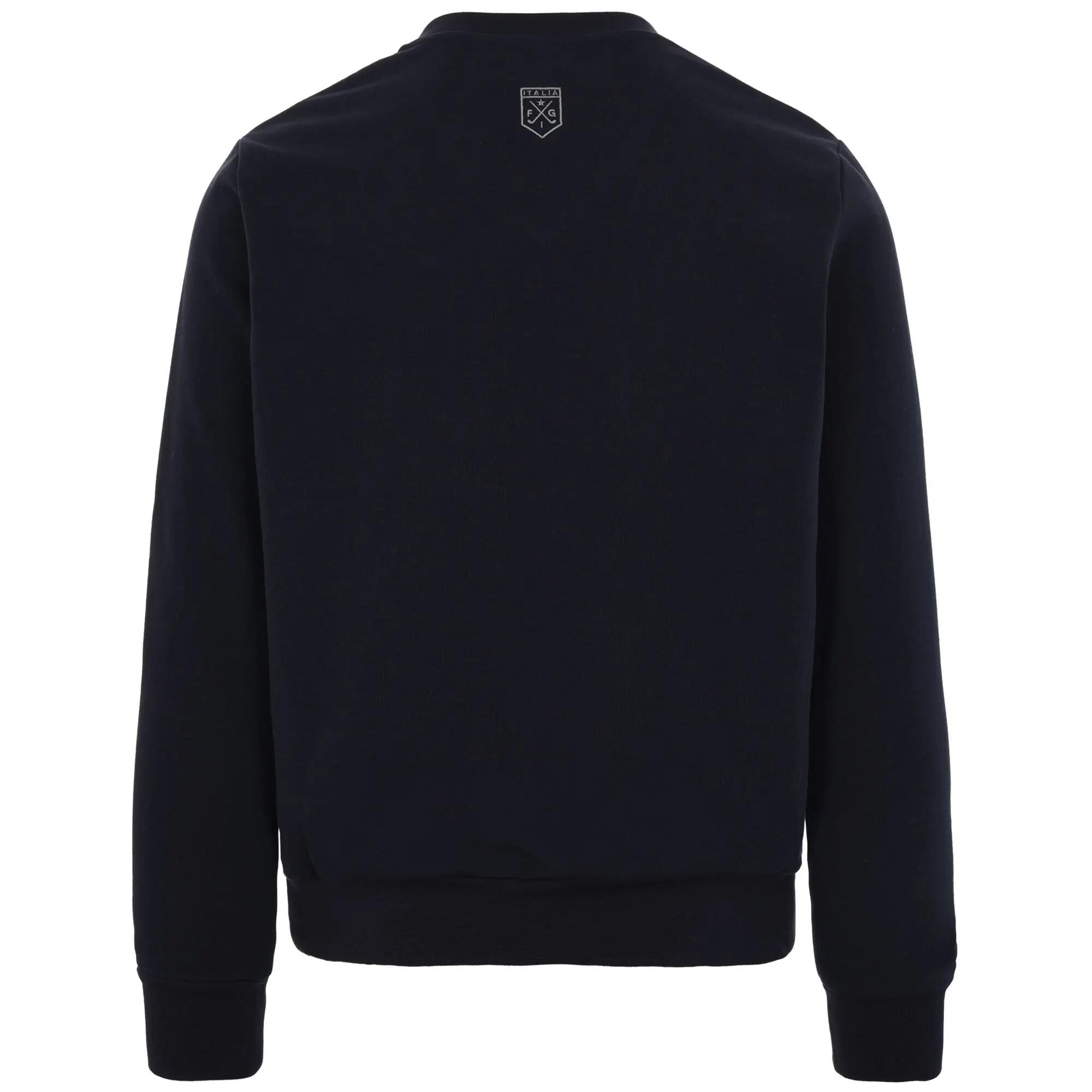 Maglione da bambino in poliestere blu da golf 3/5