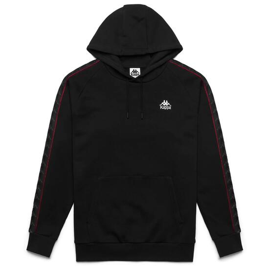 Sweat-shirt pour homme noir pour streetwear sportif