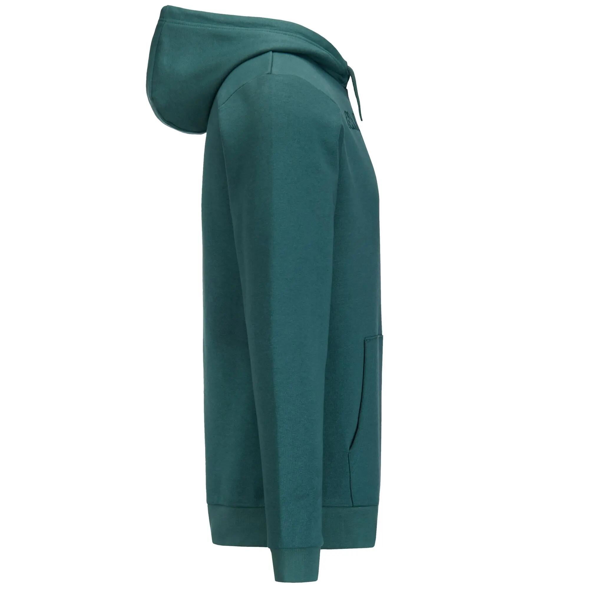 Sweat-shirt à capuche pour homme vert pour sportif 2/3