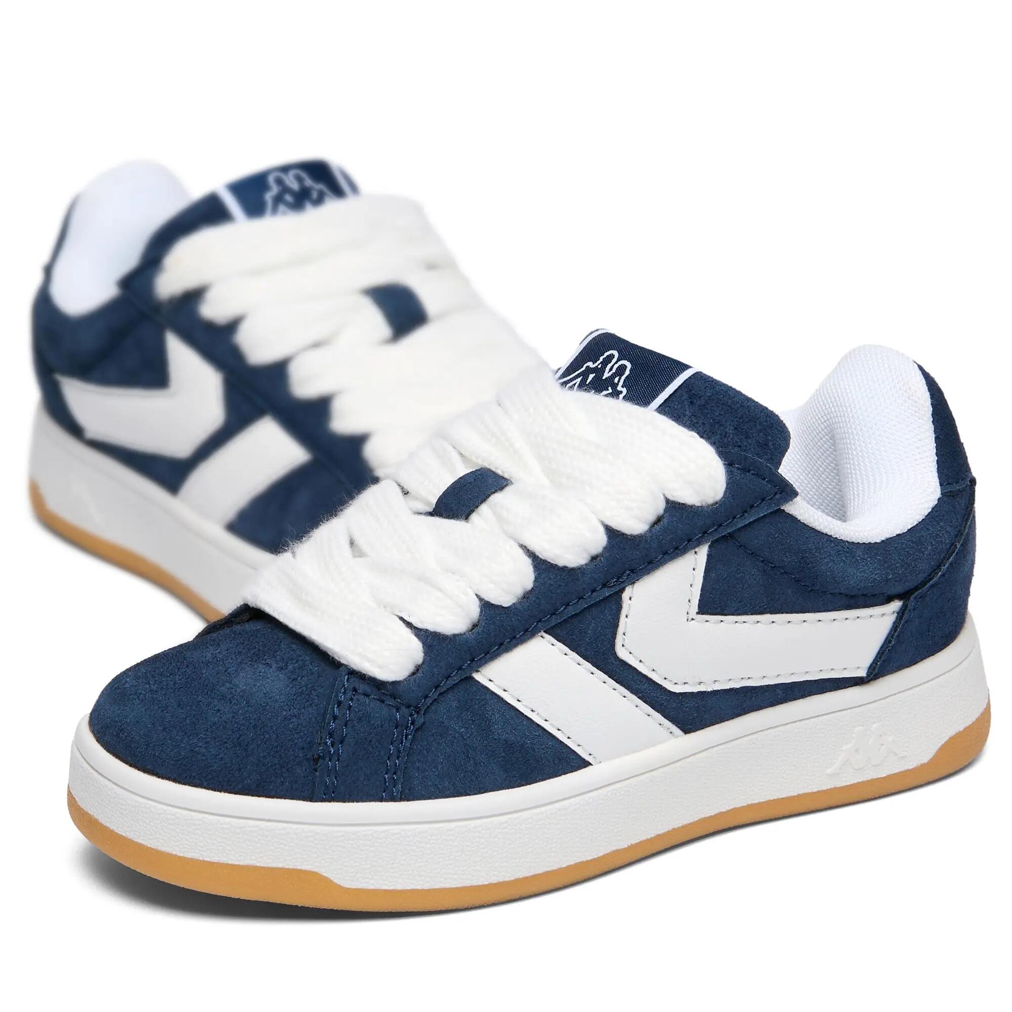 Sneakers bassa da bambino/a in poliestere blu da fitness 4/6