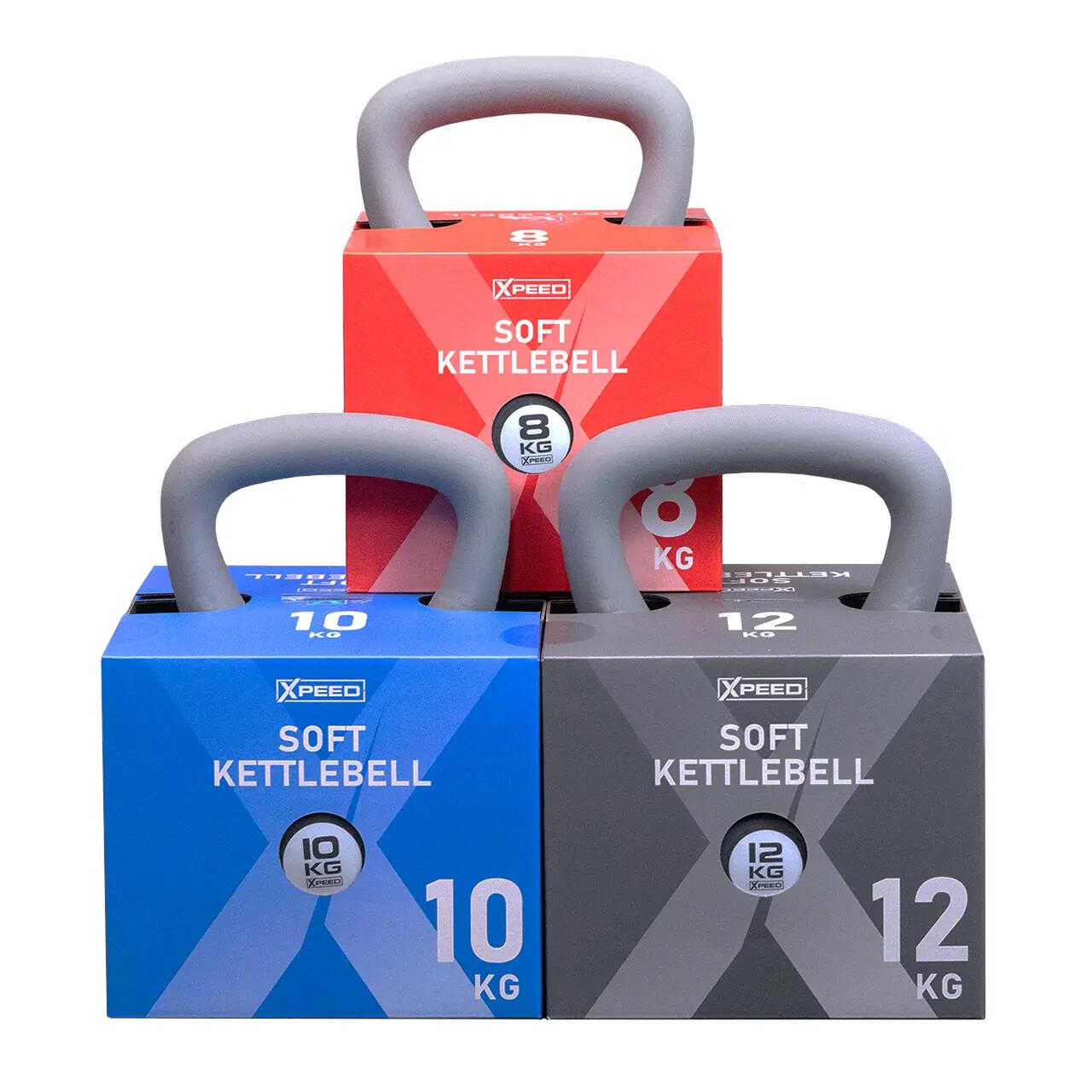 Xpeed Soft Kettlebell Bundle (8kg, 10kg, 12kg)