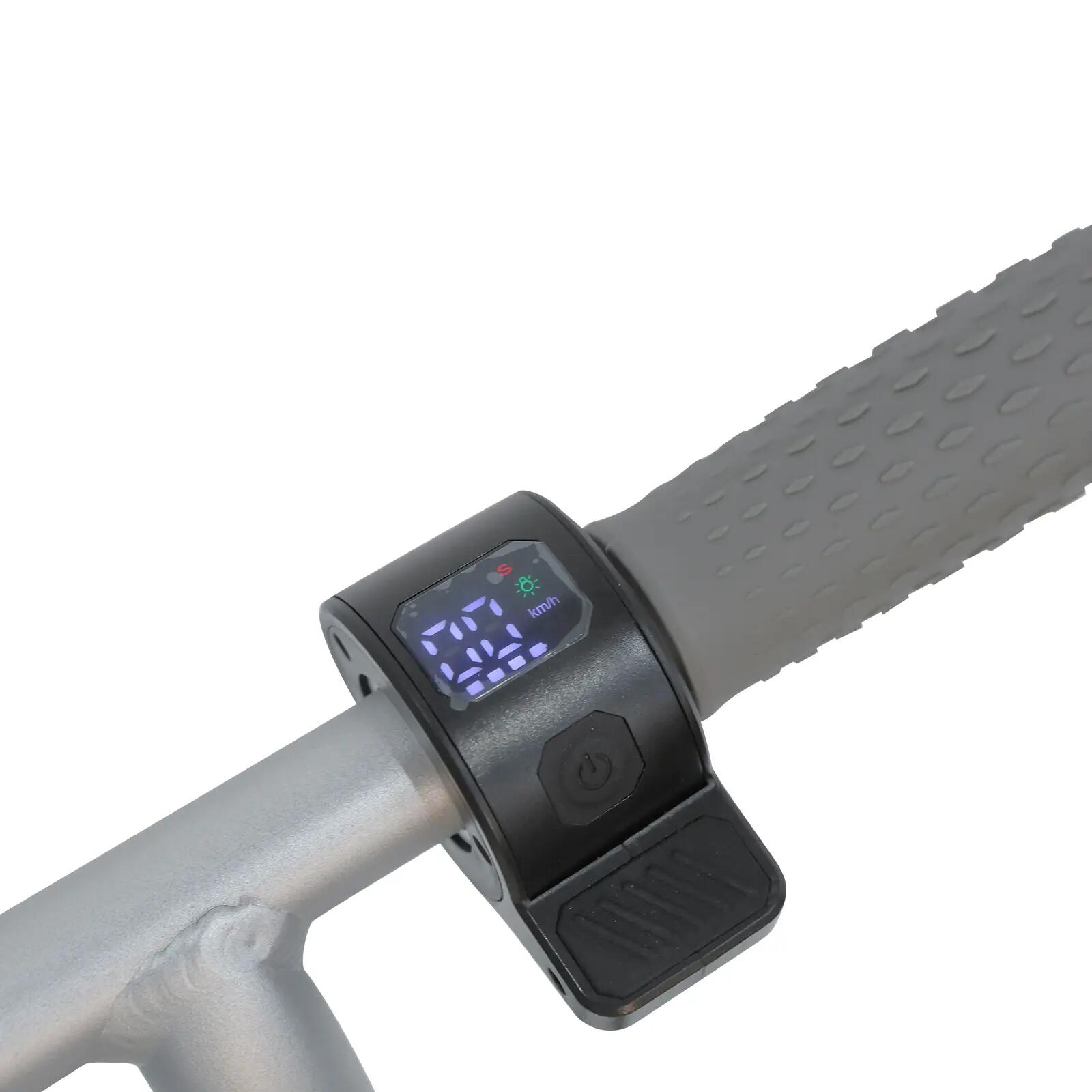 Trotinete elétrica infantil leve F601, guiador ajustável, dobrável, LED 5/5