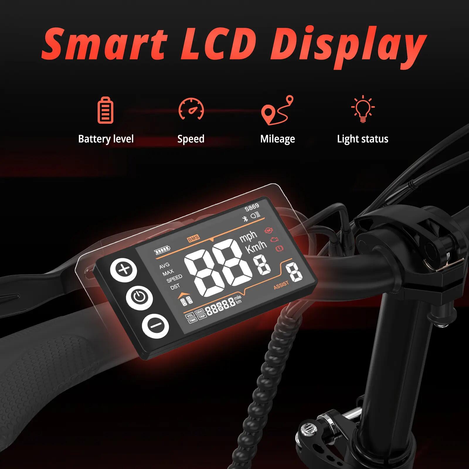 Bicicleta elétrica dobrável 16", 250W, 36V 12Ah, autonomia até 60 km 6/7