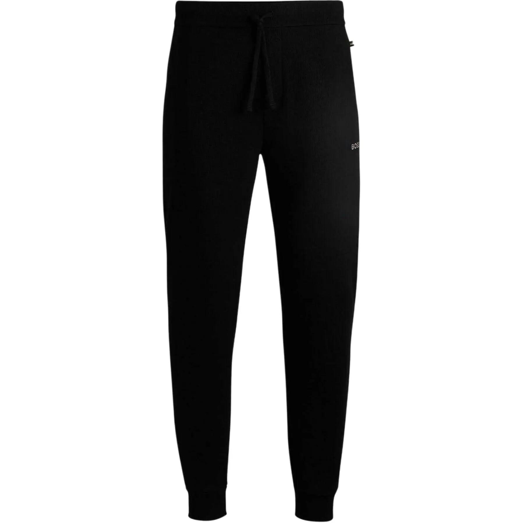 Boss Mens Waffle Knit Jogging Bottoms