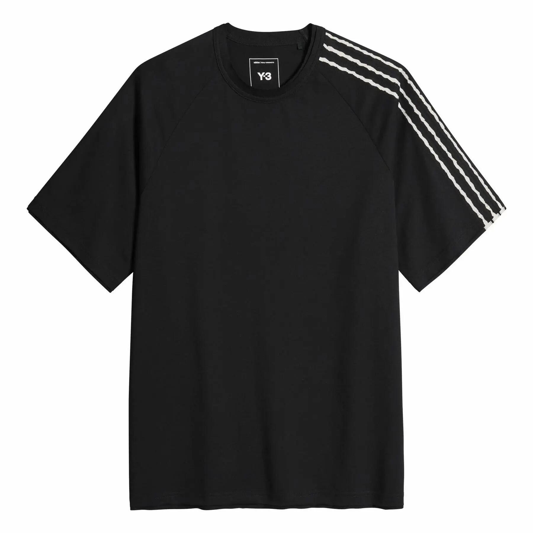 Y-3 Mens 3 Stripes Regular T-Shirt
