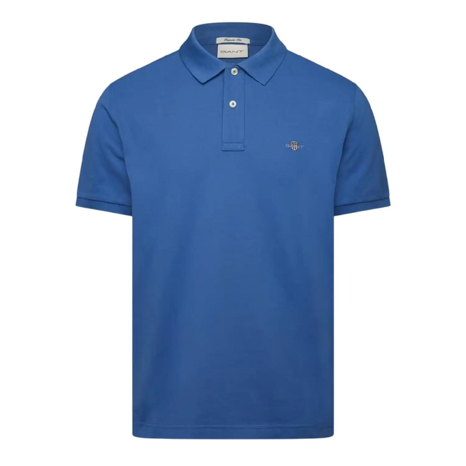 Gant Mens Classic Regular Short-Sleeved Polo Shirt
