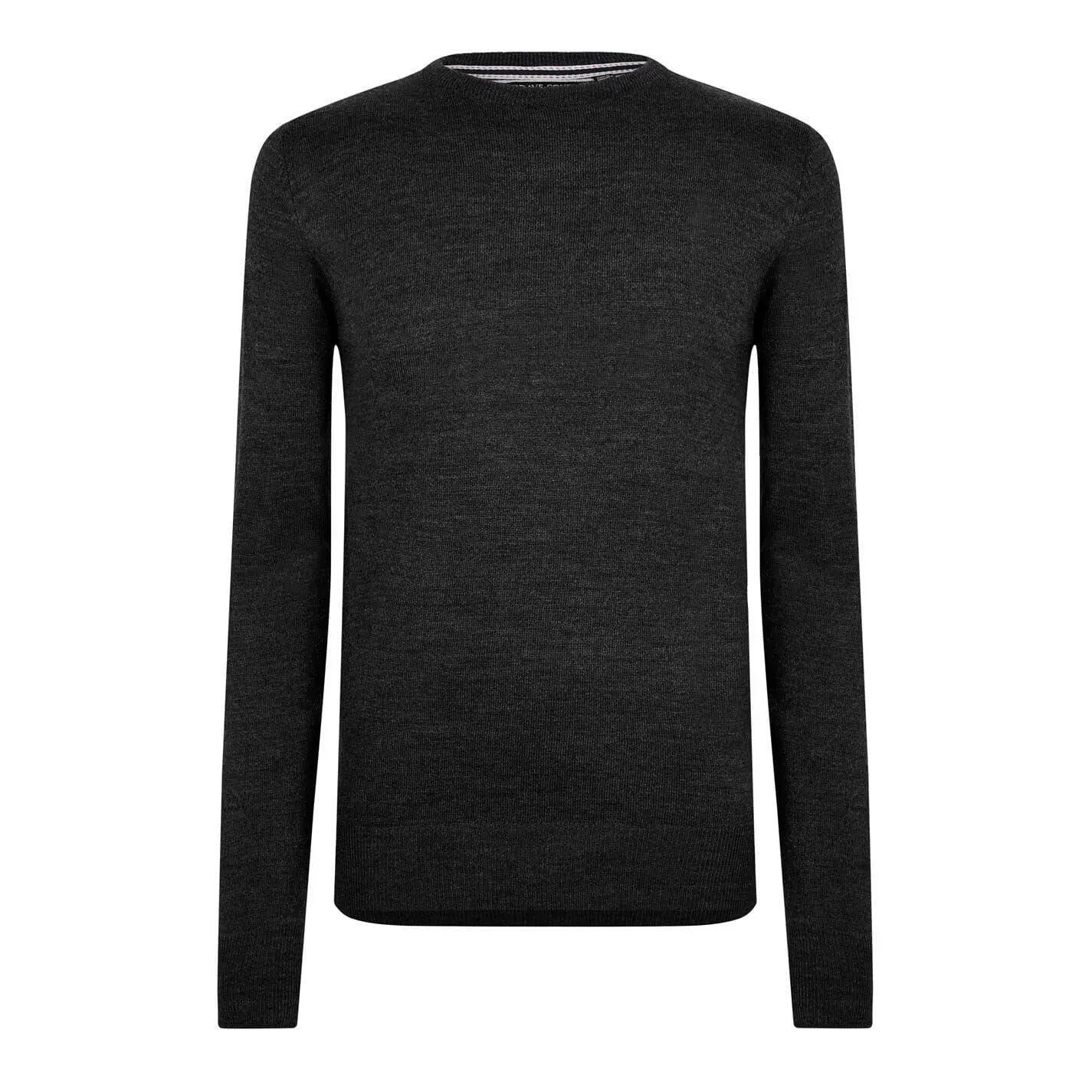 Brave Soul Mens Flat Knit Crew Neck Jumper