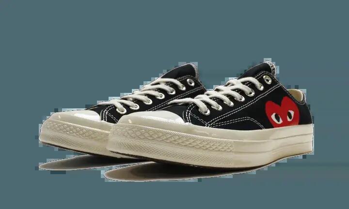 Unisex - schuhe - chuck taylor 70s ox - schwarz/weiß/rot 2/4