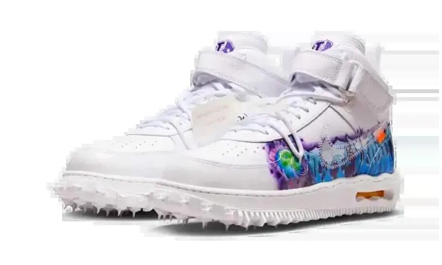 Schoenen - Lifestyle - Mid-top sneaker - Air Force 1 Mid SP Off-White - Graffiti 2/4