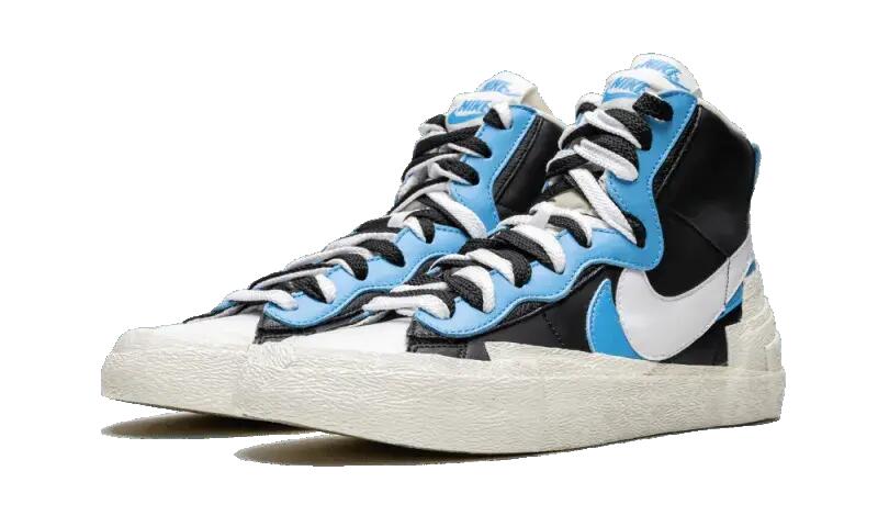 Baskets - Lifestyle - Unisexe - Blanc/Noir/Legend Blue - Blazer Mid Sacai 2/4