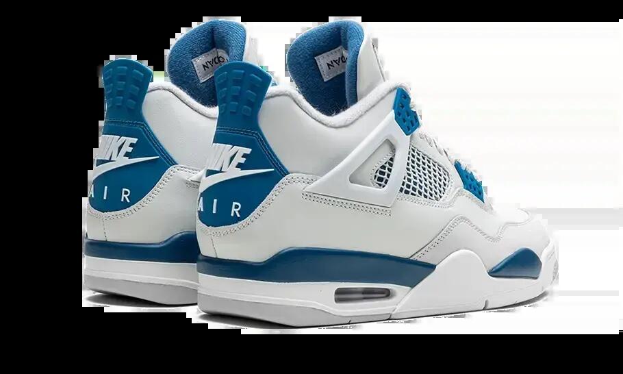 Schoenen - Basketbal - Air Jordan 4 Retro Military Blue 2024 3/4